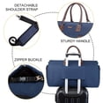 thumbnail image 2 of Modoker Convertible Weekender Garment Bag Carry On Canvas Duffle Bag Overnight Travel Luggage Handbag, 2 of 4