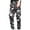 White, variant on JURANMO Mens Wild Jogger Cargo Pant Camouflage Military Combat Pants Tapered Elastic Cuff Trousers with Multi Pockets for Big and Tall Deals Today White L