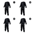 thumbnail image 3 of Sonducket Chándal de PVC grueso negro para trabajo pesado, traje de Sauna para el sudor, para gimnasio, ejercicio físico, quemagrasas, pérdida de peso, Ropa Deportiva, Zapatos No.2 Sonducket OD009655-02, 3 of 6