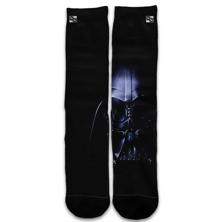 Custom Elite Style Athletic Sport Socks Crew 18 Inch / Lord Vader