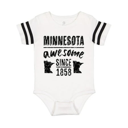 

Inktastic Minnesota Awesome Since 1858 Gift Baby Boy or Baby Girl Bodysuit