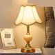 thumbnail image 3 of Lámpara de mesita de noche for sala de estar, dormitorio, luz de noche, decoración de tela retro, interruptor táctil, 3 of 4