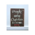 thumbnail image 1 of Panneau Mural en Bois Chocolat Éternel, 1 of 1