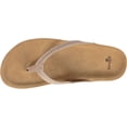 thumbnail image 5 of Sanuk Women's She Loungy Leather Flip Flop Sandals 1108438, 5 of 6