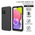 thumbnail image 2 of Xhy Samsung Galaxy A03s Case Heavy Duty Hard Shockproof Armor Protector phone Case Cover (Black), 2 of 8