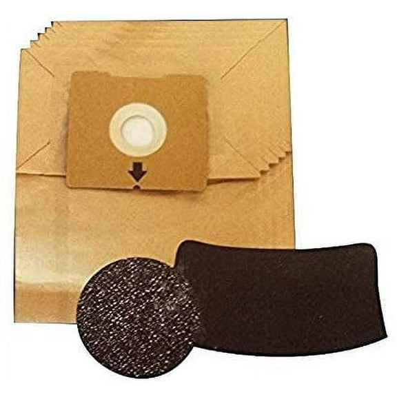 Replacement Part For Bissell 1480, 4122 Zing Canister Vacuum 5 Bags 2 Filters Accessory Kit