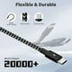 thumbnail image 2 of Cable de carga múltiple USB C Splitter, paquete de 2 unidades, 4 en 1, 5 pies, 2 of 7