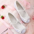 thumbnail image 7 of Kushyshoo White Girls Dress Shoes Mary Jane 1.5in Low Heel Pumps Wedding Party Princess 2M, 7 of 7