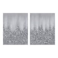 thumbnail image 1 of Madison Park Wood Glimmer Hand Embellished Canvas Set in Silver (Set of 2), 1 of 9