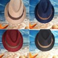 thumbnail image 6 of Bluelans Hat Unisex Kids' Fashion Cool Jazz Pitched Crown Short Brim Hat Cap Fedora Hat, 6 of 6