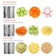 thumbnail image 4 of Injueey Cortador Manual de verduras, rallador de queso, pepino, zanahoria, trituradora, cocina, accesorios para frutas, utensilio de cocina Cocina y Comedor S Injueey HA083763-02B, 4 of 6