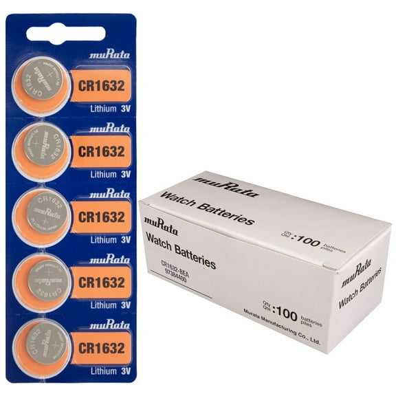 Murata CR1632 3 Volt Lithium Coin Cell Battery (3000 Wholesale Pack Batteries)