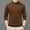 #127-Coffee, variant on Handshe Men's Half High Neck Sweaters, Thickened Warm Solid Color Pullover Tops for Winter Outdoor Activities, Hiking and Casual Layering,Plus Size