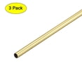 thumbnail image 1 of Tubo redondo de latón Uxcell, tubo recto sin costura de 2.5 mm x 0.2 mm, 1 of 5