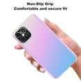 thumbnail image 3 of iPhone 13 Pro Max Case, Rosebono Bling Glitter Sparkle Laser White Ultra Transparent Fashion Cute Colorful Skin Cover Shockproof Case for iPhone 13 Pro Max, 3 of 4