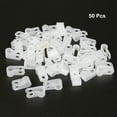 thumbnail image 2 of Uxcell Nylon R-type Cable Clamp Organizer Cord Clips for Wire Management 0.25'' 50Pcs, 2 of 3
