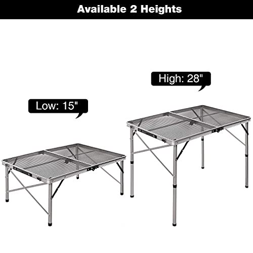 Camping Tables Adjustable Legs