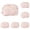 Pink 6PCS, variant on Cute Makeup Bag Mini Cosmetic Pouch For Women Small Quilted Beauty Bag Handy Zipper Pouch