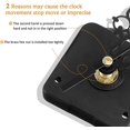 thumbnail image 3 of Quartz Clock Mechanism Clockwork Wall Parts with Clocks Mute DIY Movement Hands Parts Repair Replacement Silent Kit Essential Accessories, 3 of 8