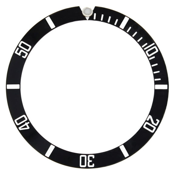 BEZEL INSERT FOR 40MM INVICTA 8926OB 1953 23678 26600 99370B DIVER WATCH BLACK