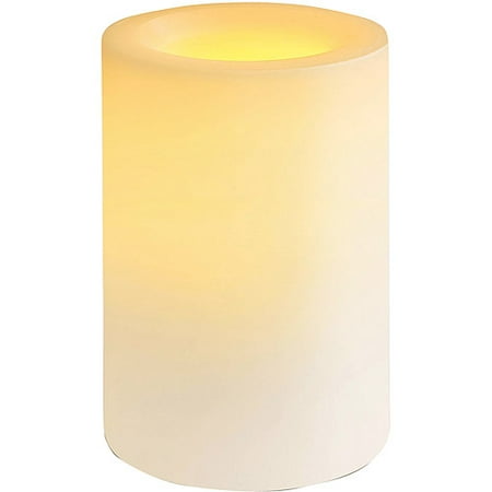 Inglow Outdoor Flameless Candle with Timer, White