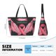 thumbnail image 4 of Disketp Ribbon With Angel Wings Bolsa de Playa de Gran Capacidad, Bolso Impermeable y a Prueba de Arena para Mujer, Ideal para Playa, Piscina y Natación, 4 of 7