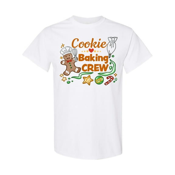 Inktastic Cute Cookie Baking Crew T-Shirt