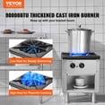 thumbnail image 3 of STAWAY 90,000 BTU Commercial Gas Range Stove - 1 Burner Countertop Hot Plate for Restaurant & Kitchen, Natural Gas & Propane, Easy Clean, Precise Control, 3 of 9