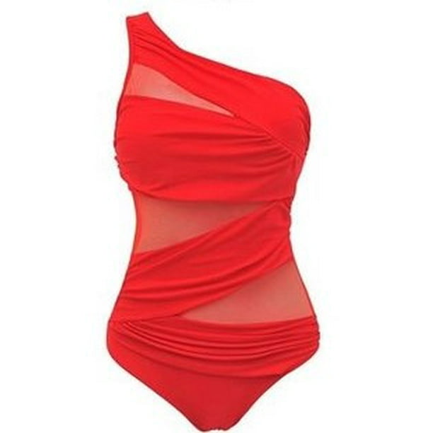 Meihuida - Plus Size Women One Piece Swimsuit Push Up Bikini Swimwear ...
