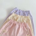 thumbnail image 6 of KAUOD Toddler Girls Bowknot Pants Elastics Waist Harem Bloomers Trousers Girls Summer Cotton Casual Lounge Long Pants, 6 of 8