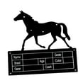 thumbnail image 3 of Placa con Nombre para de Caballos Letrero para Puerta de de Caballos Letrero de Metal para Decoración Del Hogar Nombre, 3 of 8