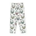 thumbnail image 4 of Xecao Cute French Bulldog Women's Straight Lounge Pajama Pants: The Epitome of Relaxed Sleepwear, 4 of 9