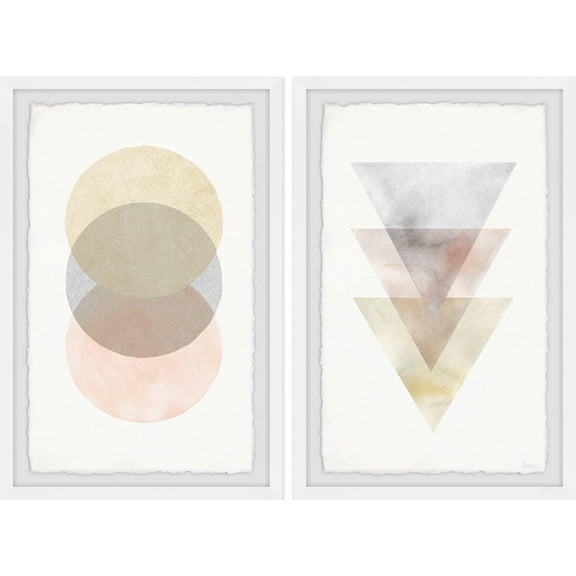 Parvez Taj The Luminous Shapes Diptych