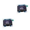 thumbnail image 4 of Inteprter Módulo OLED 1.3 pulgadas 12C Interfaz Mart Dispositivo de visualización Módulos de visualización prácticos 128 * 64 FR4 Tabletops Blanco VCC 2Conjunto, 4 of 6
