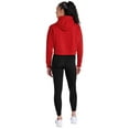 thumbnail image 2 of Harry Potter Gryffindor Quidditch Arch Women's Cropped Hoodie Pullover Sweatshirt, Red, Large, 2 of 6