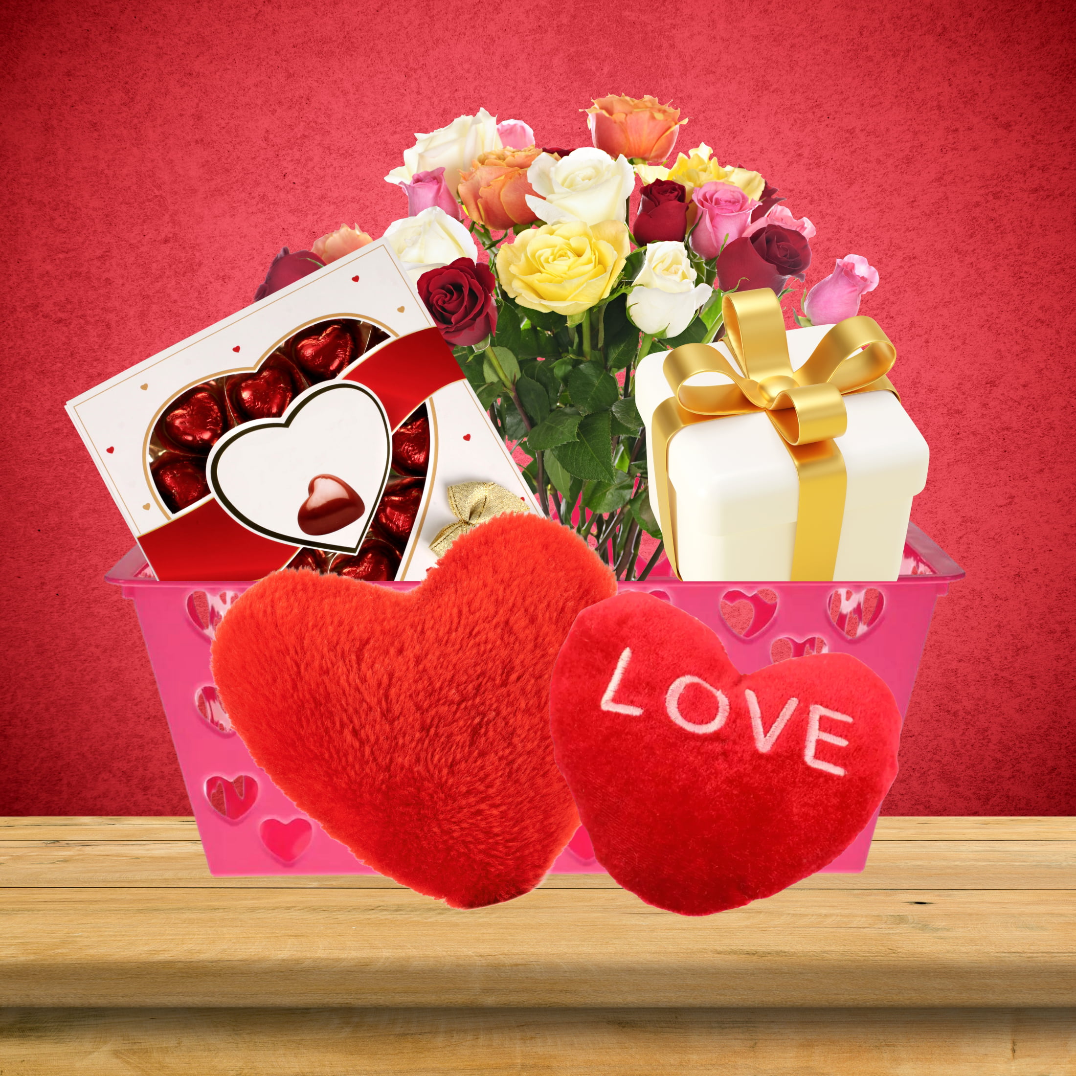 Heart Full of Love Valentine's Day Gift Basket – Beyond Bookmarks