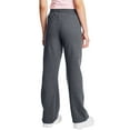 thumbnail image 3 of Hanes Sweatpants Women's Fleece Open Bottom Midweight EcoSmart  Elastic Waistband, 3 of 3