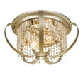 thumbnail image 2 of Golden Lighting Ella 2-light Flush Mount in White Gold, 2 of 4