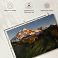 thumbnail image 6 of Elephant Stock Sunrise Over Mt. Baker Wall Art - Horizontal Canvas Wall Art - Living Room Wall Decor - Nature Canvas - Green And Blue Decor - 24" x 16", 6 of 8