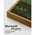 thumbnail image 5 of Drsoum Landscape 24x36in Brown Framed Canvas Wall Art Vintage Classical The Vast Grassland Prints Decor, 5 of 6