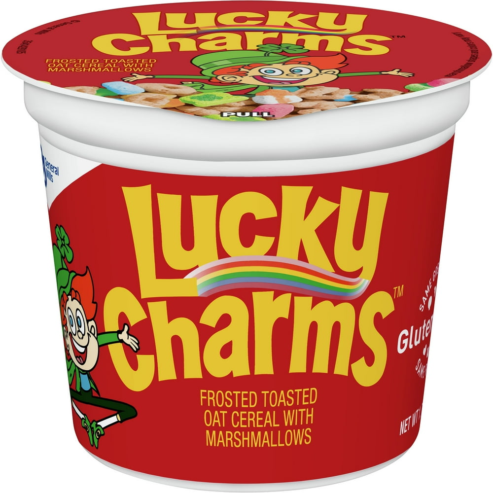Lucky Charms Lucky Charms, Gluten Free Breakfast Cereal Cup, 1.7 oz