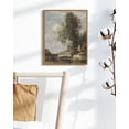 thumbnail image 4 of Drsoum Vintage Landscape Wall Art Rustic Retro Framed Nature Scenery Prints Farmhouse Classic Decorations for Dining Room Home Office 8x10in Natural Framed, 4 of 6