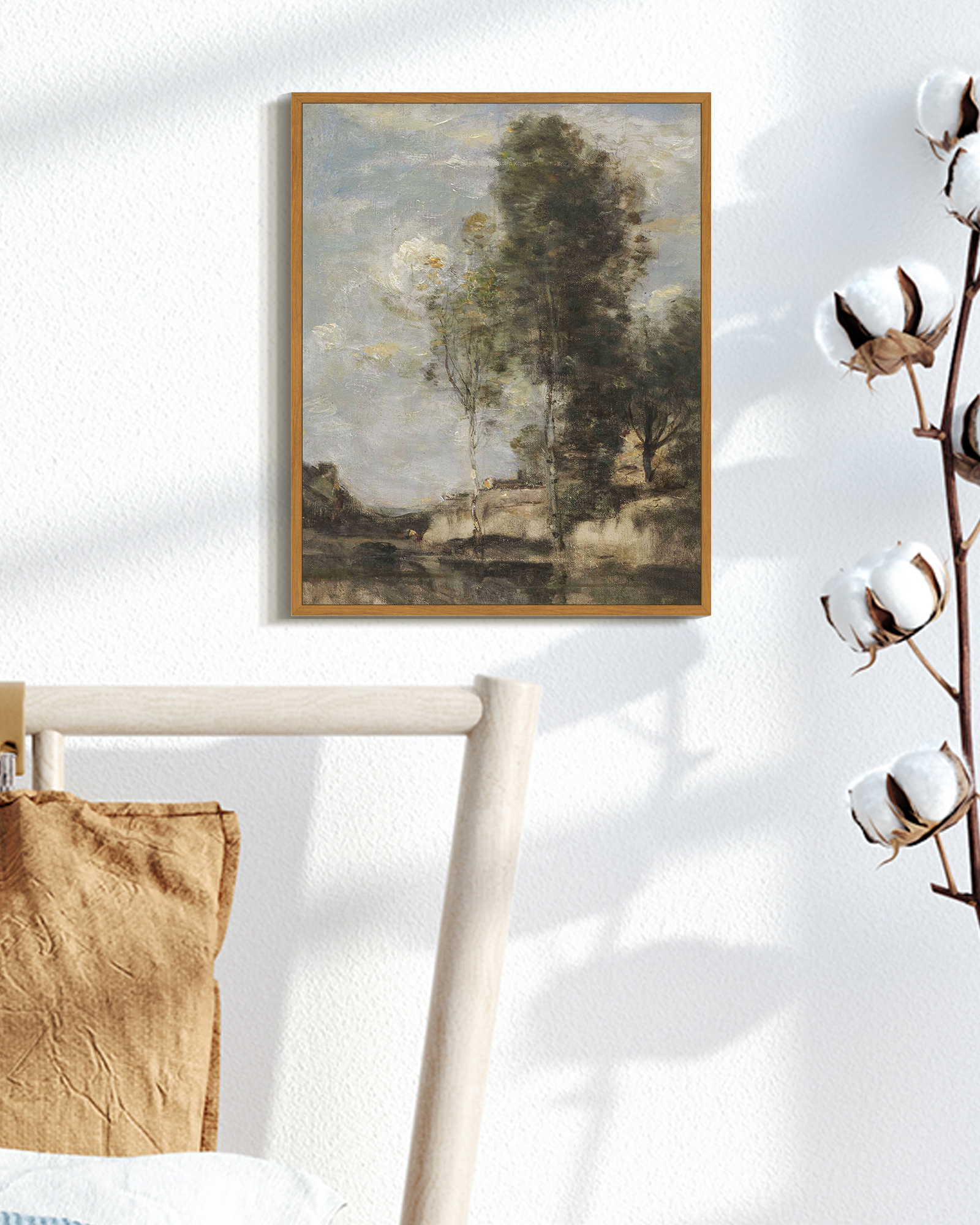 Drsoum Vintage Landscape Framed Wall Art, 8x10 In photo 3
