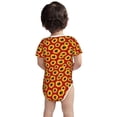 thumbnail image 6 of Rocae Sunflowers On Red for Baby Climbing Clothes Soft Baby Romper for Active Infants Comfortable and Breathable Crawling Jumpsuit Unisex Baby Outfit, 6 of 8