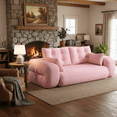 thumbnail image 2 of Homy Casa Convertible Sofa Bed, Multi-Position Floor Sleeper Sofa with High-Density Foam, 2 of 8