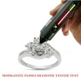 thumbnail image 7 of 2/5 ct. t.w Round Cut Lab Created Moissanite Diamond Bypass Engagement Promise Ring For Women In 10K Solid White Gold (G-H Color, VVS1 Clarity,0.40 Cttw)-8.5, 7 of 7