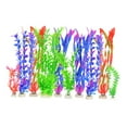 thumbnail image 1 of S SERENABLE 10 Pieces Fish Tank Plants Colorful Water Grass Multi Shape Fake Decorations Style B, 1 of 9