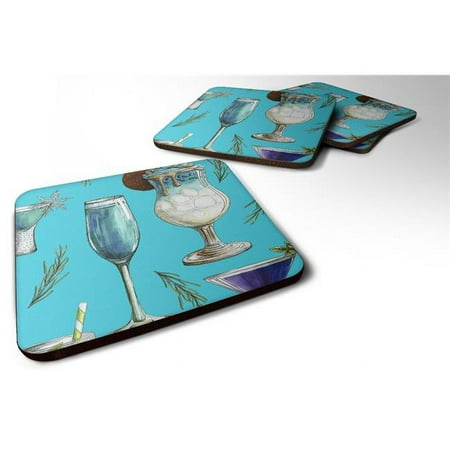 

Drinks & Cocktails Blue Foam Coaster Set of 4