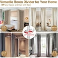 Room Divider Curtain Rod 410ft(H) 28171inch(W) No Drilling Tension