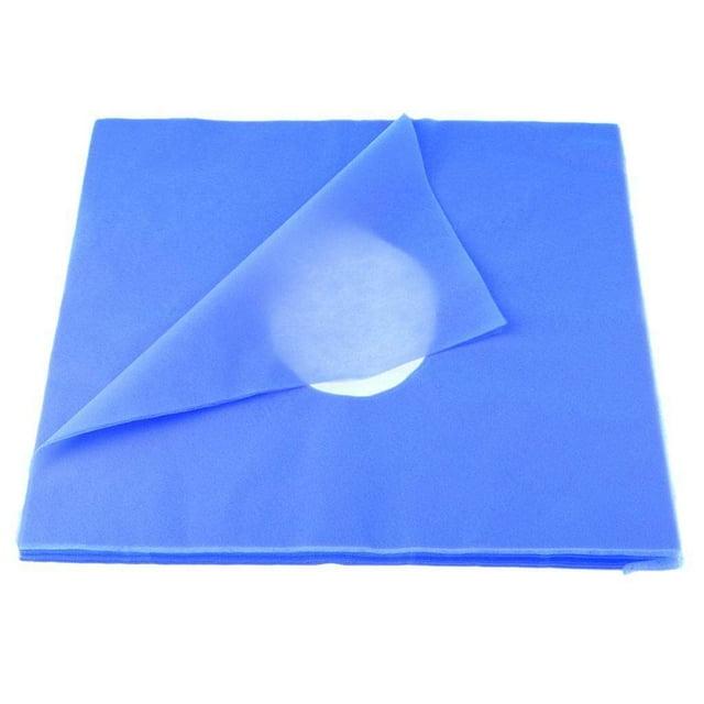 pitrice Table Jetable en Tissu Non Tissé Accessoires de Table Jetables Couvre-Tête Salon de Beauté Accs Bleu C